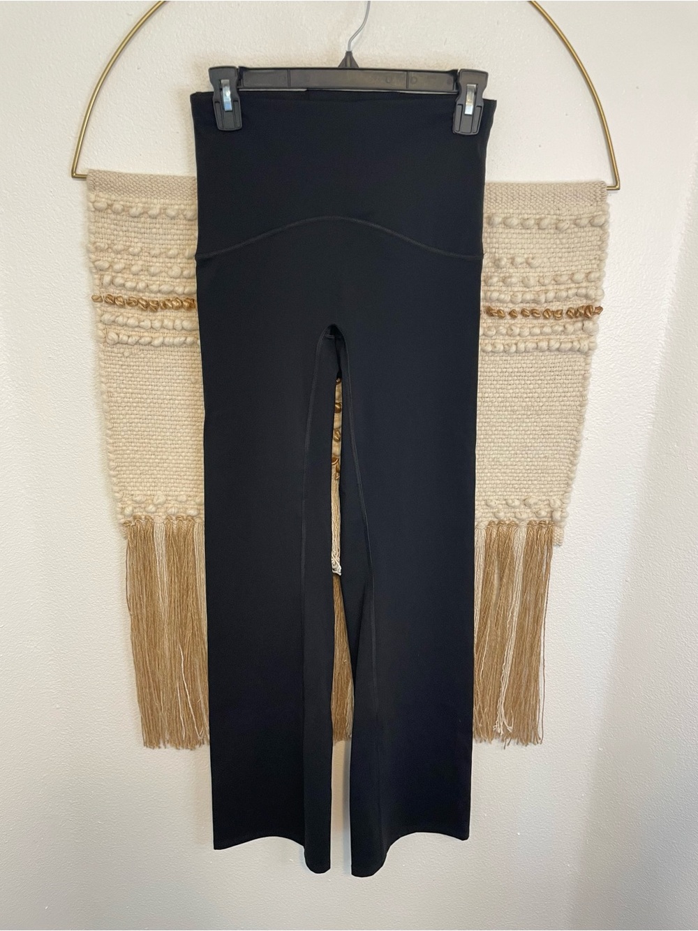 SPANX Black Booty Boost High-Waist Shaping Leggings Bootcut Size M